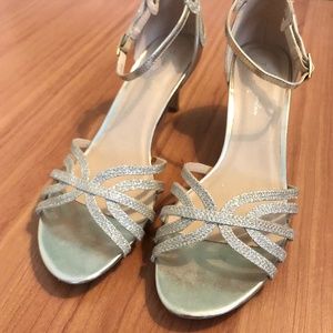 Paradox London glitter low heel